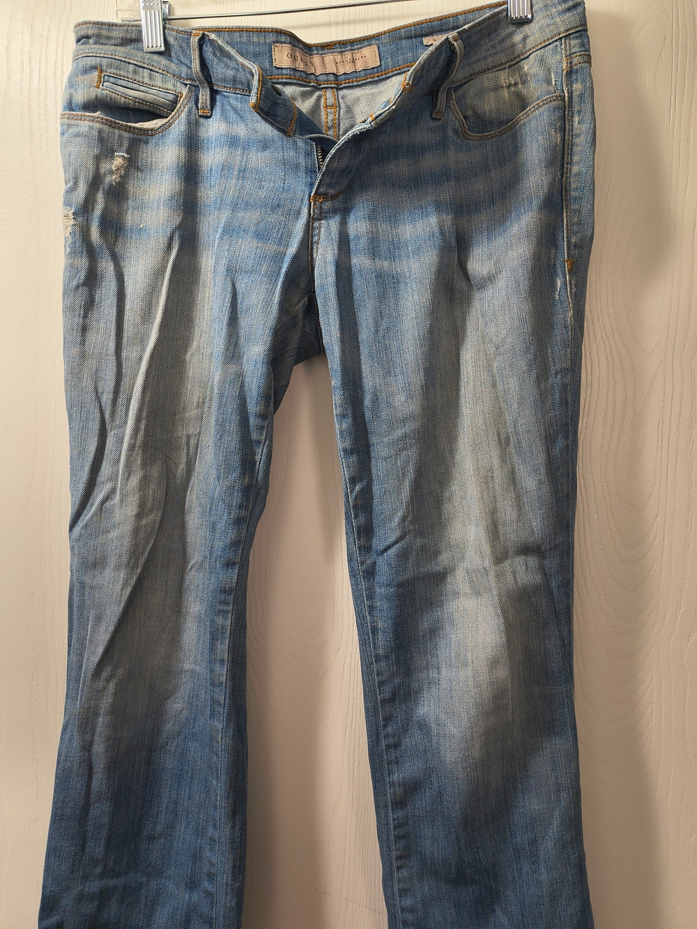 GUESS Light Blue Boot-Cut Jeans Ultra Low